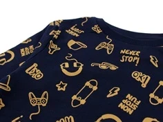 Name It dark sapphire bone brown skateboard sweatbluse